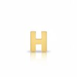 مدال حرف H براق