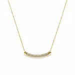 گردنبند خط نگین