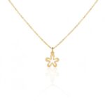 گردنبند ظریف گل