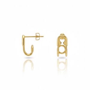 گوشواره میخی سنجاق قفلی