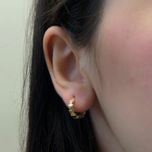 گوشواره حلقه ای پروانه