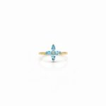 انگشتر فلاور آبی