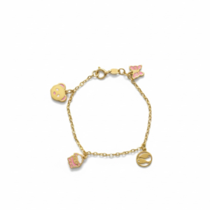 دستبند بچگانه آویز دار ببعی