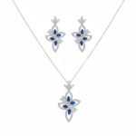 نیم ست یاقوت کبود