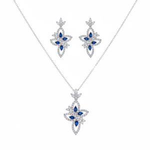 نیم ست یاقوت کبود