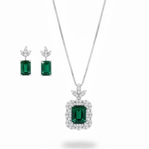 نیم ست زمرد