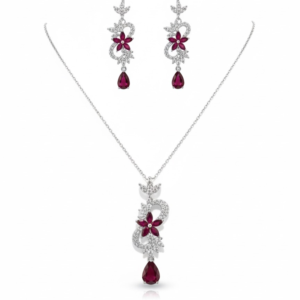 نیم ست یاقوت سرخ