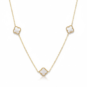 گردنبند ونکلیف سه گل کوچک