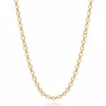 گردنبند زنجیری رولو تراش